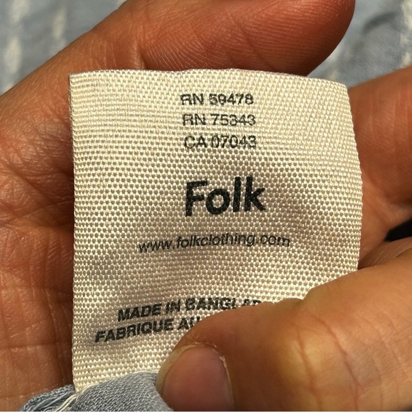 Folk harris short sleeve Button Down Shirt - Picture 3 of 7